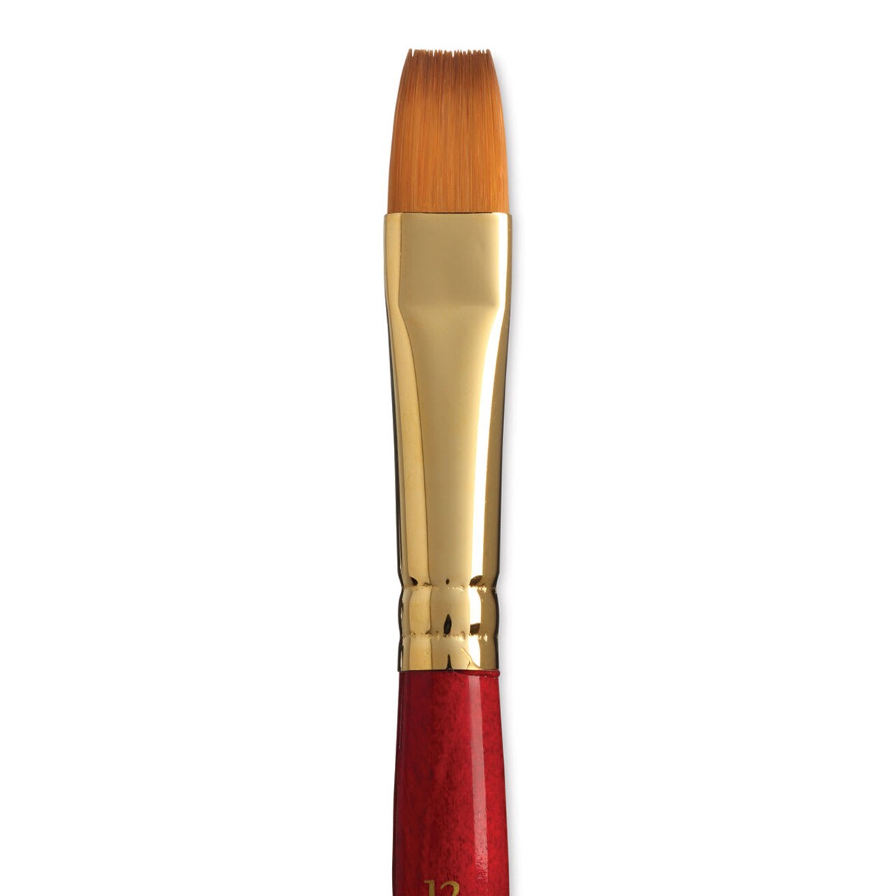 Princeton Heritage Sable Brush - Flat Shader, Short Handle, Size 12